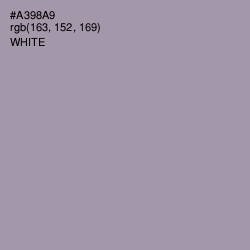 #A398A9 - Amethyst Smoke Color Image